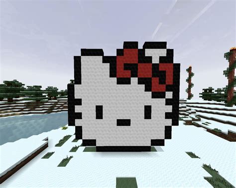 Minecraft hello kitty - Hi Everyone This Is My First Build Imported In PlanetMinecraft! I Hope That People Like And Don’t Destroy It The Credits Go To @Simplymiprii For The Hotbar Mod Thx And I Can’t Remember Who Did The Just Chairs Mod But Search Them Up To See If U Can Find The But Yeah I guess Thats It…Oh Wait Before U Leave Or Download The Map I …